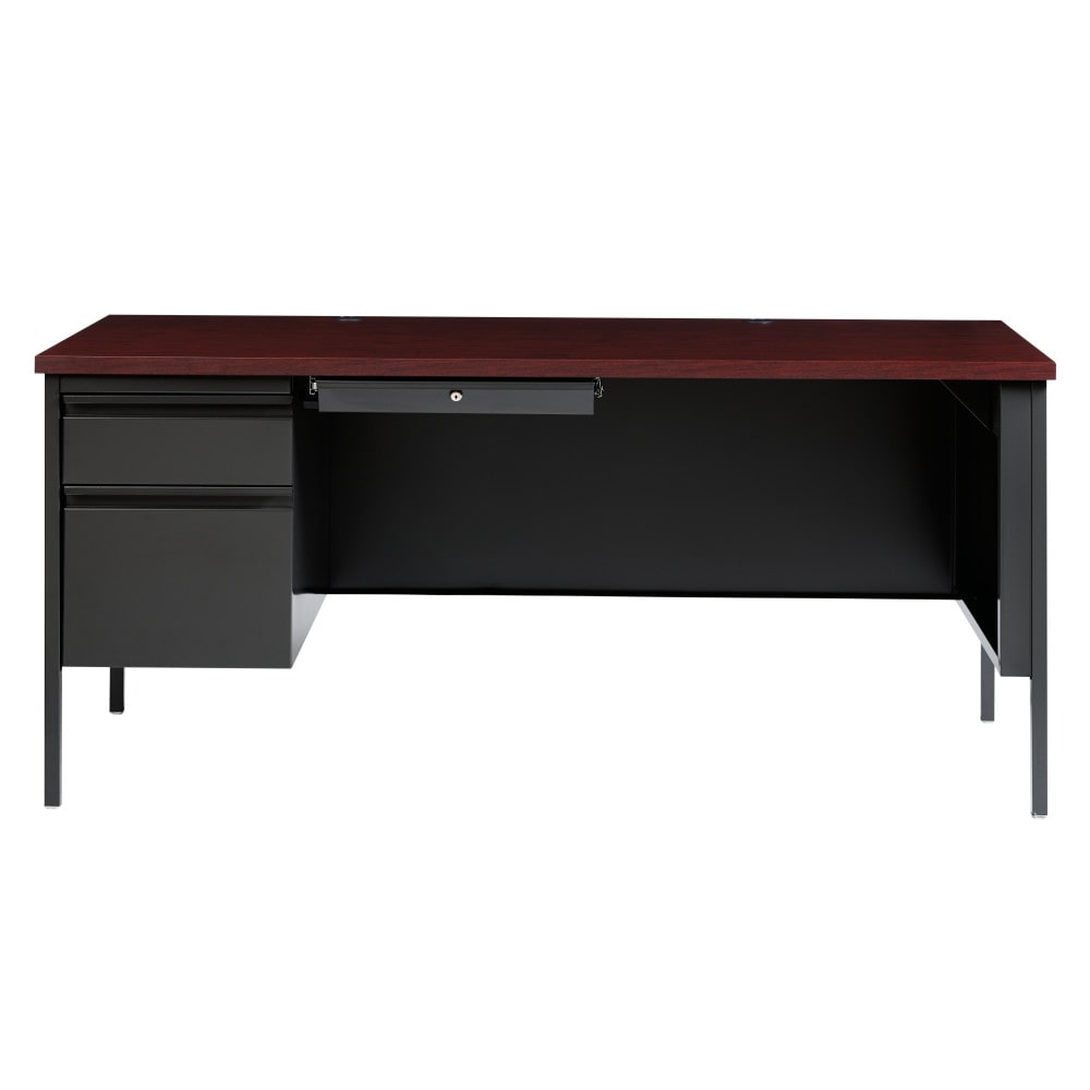 GuestSupply US | Hirsh Left-Hand Single Pedestal File Office Desk